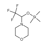4-[2,2,2-三氟-1-[(三甲基硅基)氧]乙基]吗啉 结构式