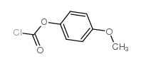 氯甲酸4-甲氧基苯酯 结构式