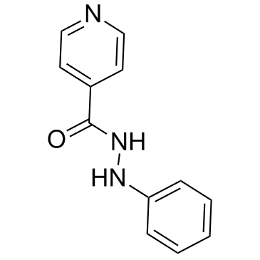 4-吡啶羧酸 2-苯基酰肼 结构式