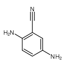 2,5-二氨基苯甲腈 结构式