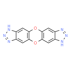 双(1H-1,2,3-三唑[4,5-B]-[4′,5′-I])二苯并[1,4]二恶英 结构式