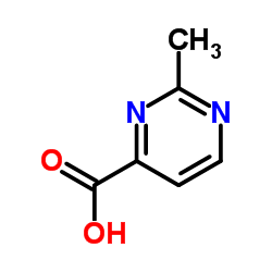 2-甲基嘧啶-4-羧酸 结构式