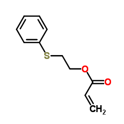 2-苯硫基乙醇丙烯酸酯 结构式