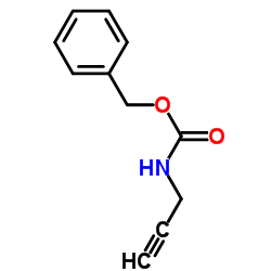 2-丙炔-1-基氨基甲酸苄酯 结构式