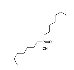 双(2,4,4-三甲基戊基)膦酸 结构式