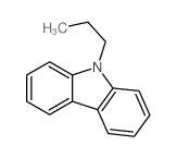 9-丙基-9H-咔唑 结构式