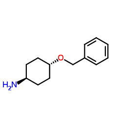 反式-4-(苄氧基)环己胺 结构式