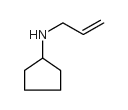 N-烯丙基环戊基胺 结构式