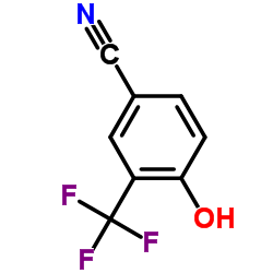4-羟基-3-三氟甲基苯腈 结构式