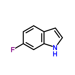 6-氟吲哚 结构式