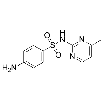 磺胺二甲基嘧啶 结构式