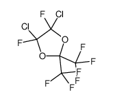2,2-双(三氟甲基)-4,5-二氯-4,5-二氟-1,3-二氧戊环 结构式
