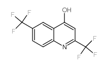 2,6-双(三氟甲基)-4-羟基喹啉 结构式
