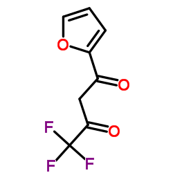 4,4,4-三氟-1-(2-呋喃基)-1,3-丁二酮 结构式