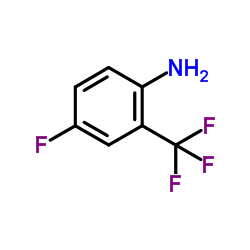 2-氨基-5-氟三氟甲苯 结构式