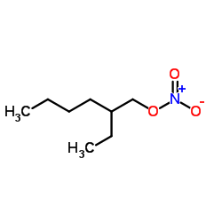 2-乙基己基硝酸酯 结构式