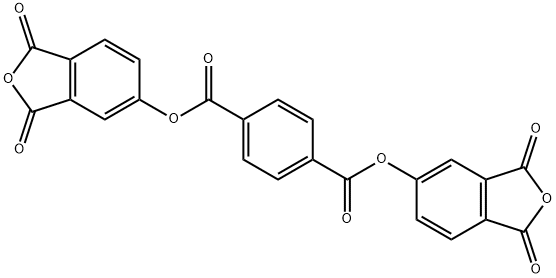 双[(3,4-二酸酐)苯基]对苯二甲酸酯 结构式