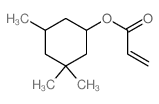 3,3,5-三甲基环已基丙烯酸酯 结构式