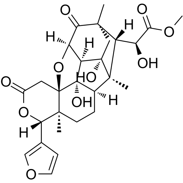 1-O-Deacetylkhayanolide E 结构式