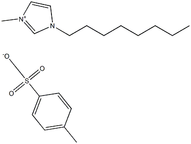 1-辛基-3-甲基咪唑对甲基苯磺酸盐 结构式