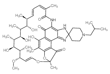 25-O-去乙酰基利福布汀 结构式