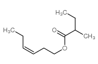 2-甲基丁酸-3-己烯醇酯 结构式