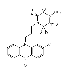丙氯拉嗪亚砜 结构式