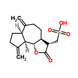 磺酸基木香烯内酯 A 结构式