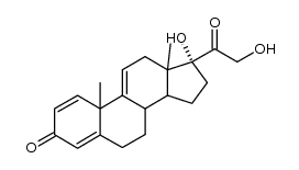 泼尼松杂质D 结构式