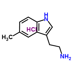 5-甲基色胺盐酸盐 结构式