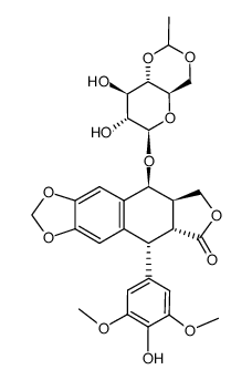 α-依托泊苷 结构式