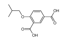 4-异丁氧基间苯二甲酸 结构式