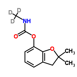 克百威-D3同位素 结构式
