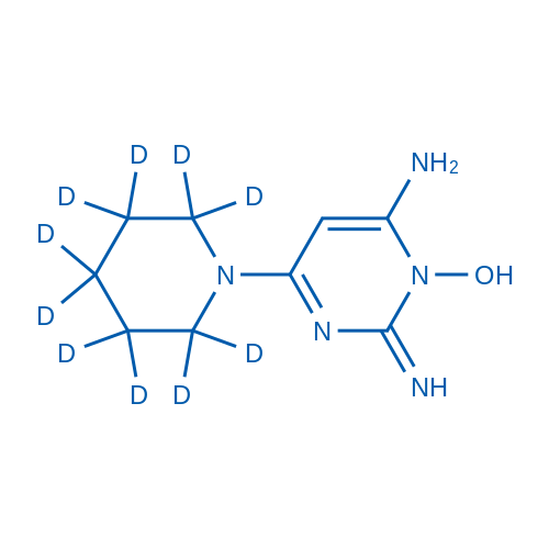 米诺地尔-d10 结构式