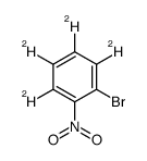 2-溴硝基苯-d4 结构式