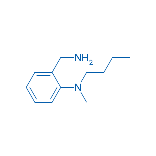 2-(氨甲基)-N-丁基-N-甲基苯胺 结构式
