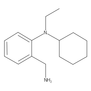 2-(氨基甲基)-N-环己基-N-乙基苯胺 结构式