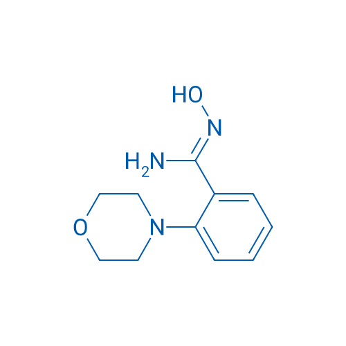 N'-Hydroxy-2-(4-morpholinyl)benzenecarboximidamide 结构式