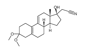 二甲氧基地诺孕素 结构式