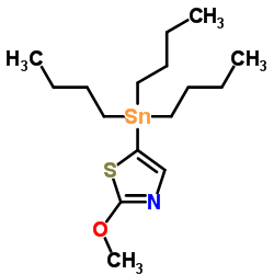 2-甲氧基-5-(三丁基锡烷基)噻唑 结构式