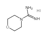 吗啉-4-甲脒碘化氢盐 结构式
