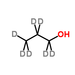 正丙醇-d7 结构式