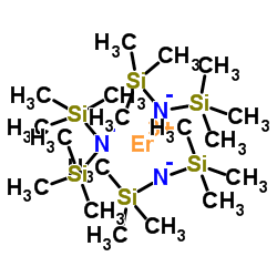 三[N,N-双(三甲基硅烷)胺]铒 结构式
