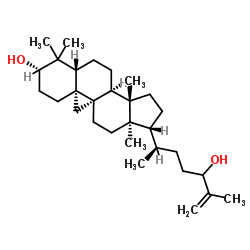 25-环木菠萝烯-3,24-二醇 结构式