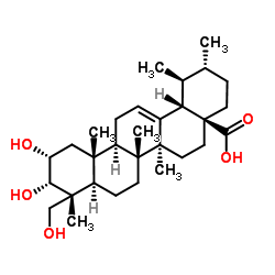 去羟加利果酸 结构式