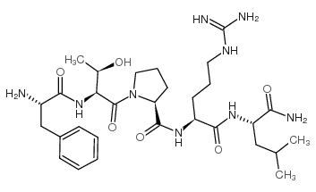 白细胞焦激肽(4-8) 结构式