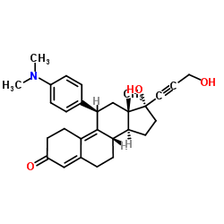 22-羟基米非司酮 结构式