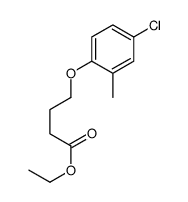 4-(4-氯-2-甲基苯氧基)丁酸乙酯 结构式