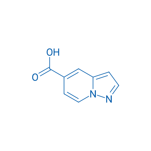 吡唑并[1,5-a]吡啶-5-羧酸 结构式
