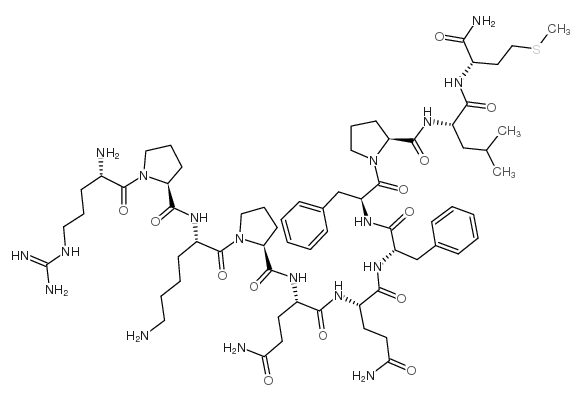 9-L-脯氨酸-物质P 结构式